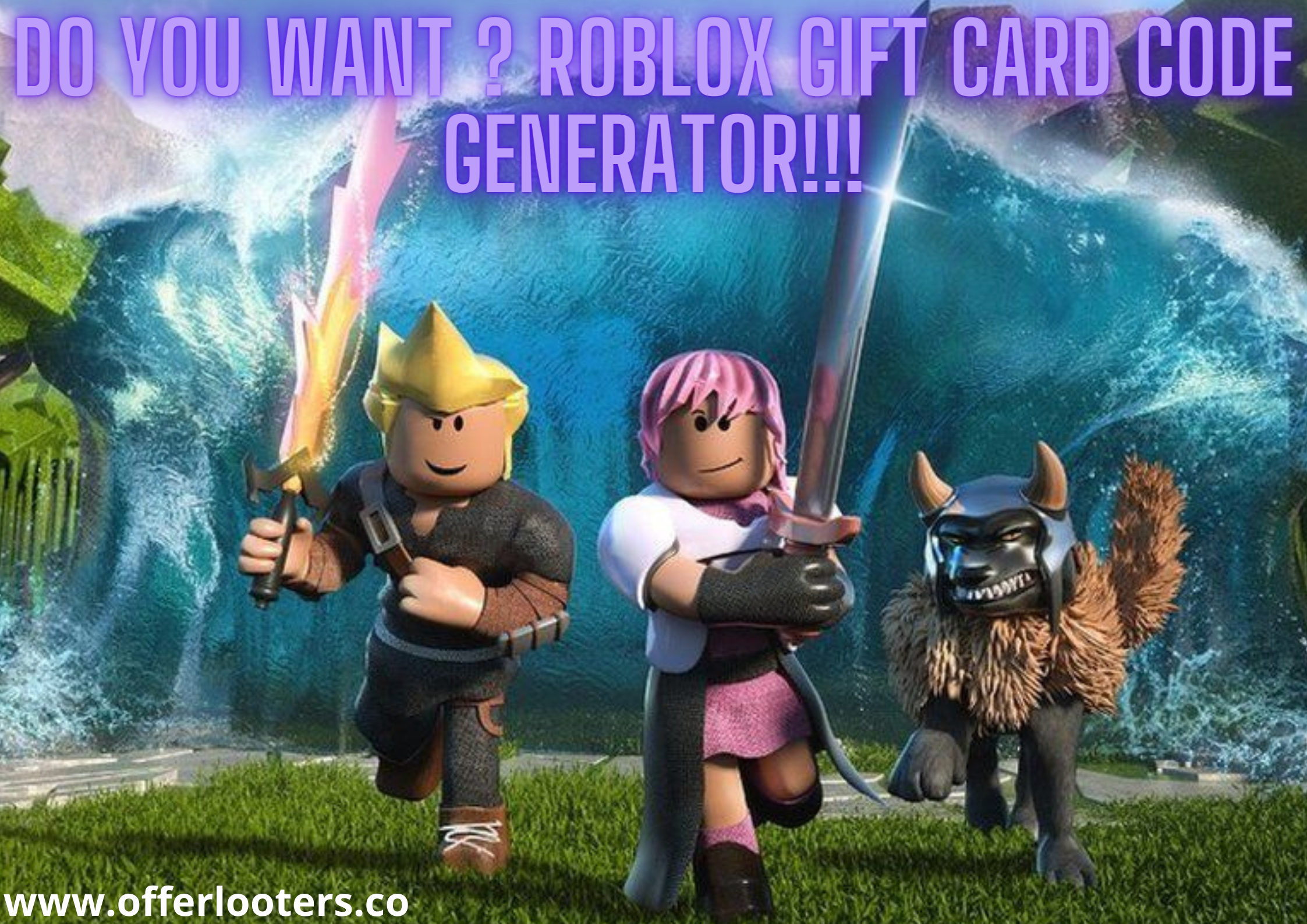 Do You Want? ROBLOX Gift Card Code Generator!!!