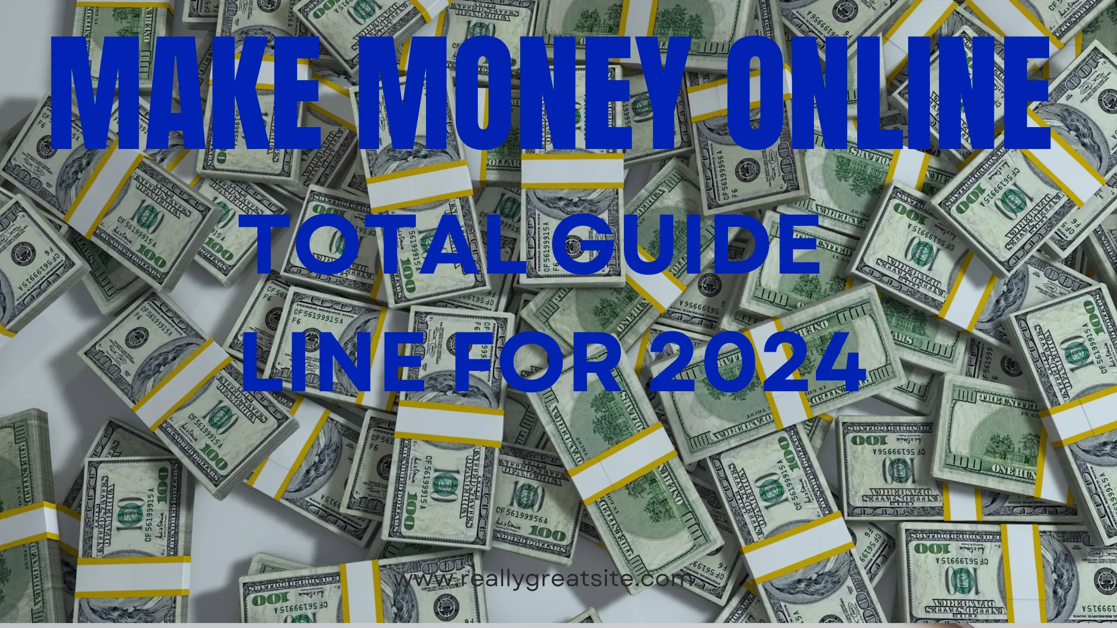 Make Money Online: Total Guide Line For 2024