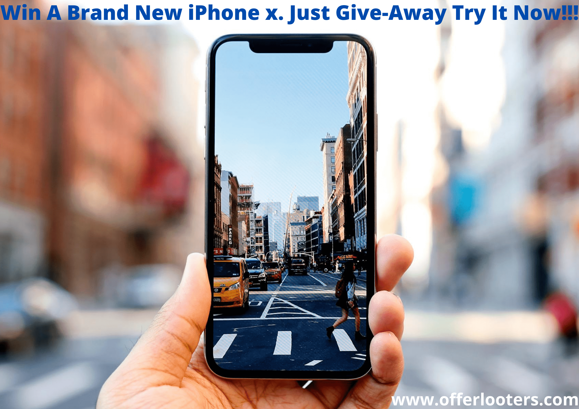 Win A Brand New iPhone X Give-Away. Just Try It Now !!