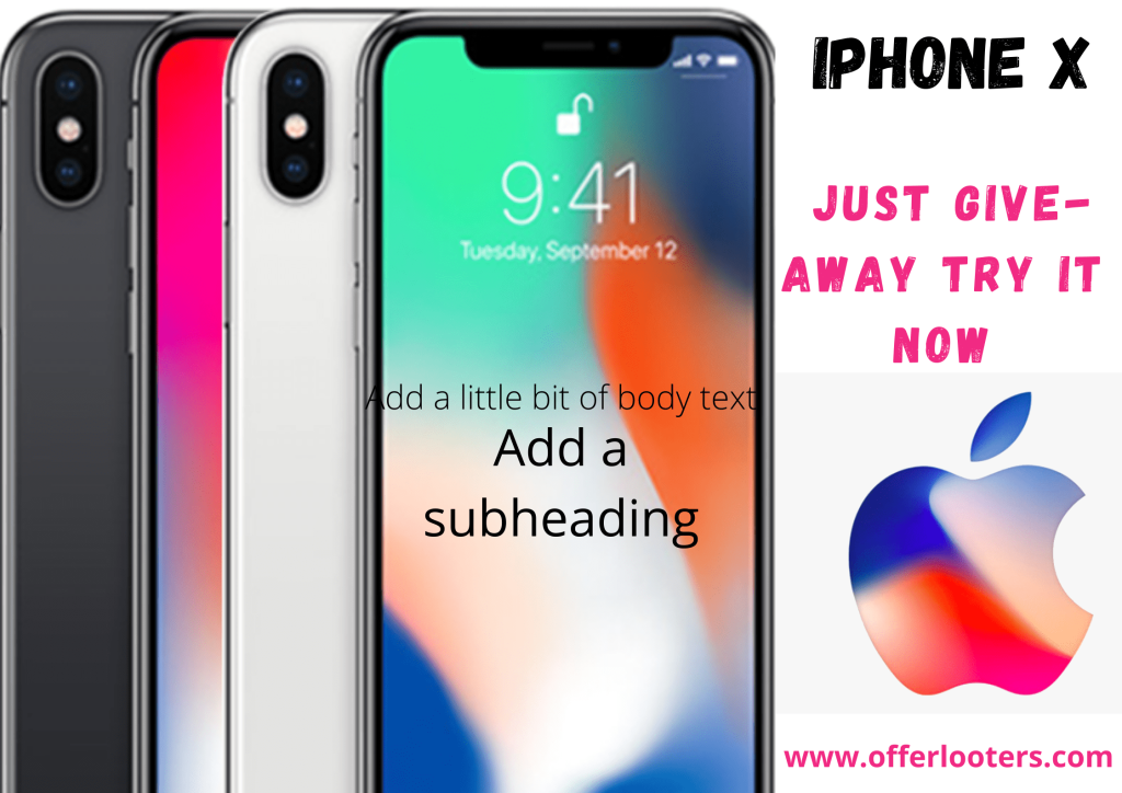 iPhone X Give-Away