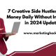 7 Creative Side Hustles to Make Money Online Today