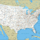 Travel Map of Usa With States And Cities