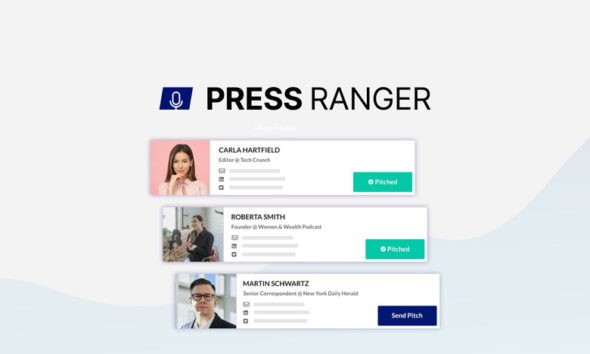 Press Ranger Lifetime Deal - 500K+ Journalists & Publishers