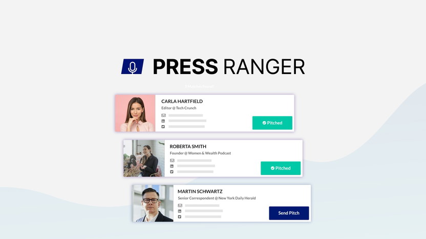 Press Ranger Lifetime Deal - 500K+ Journalists & Publishers