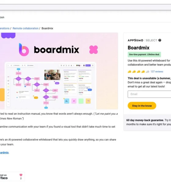 Appsumo Saas Tools for Productivity And Collaboration.