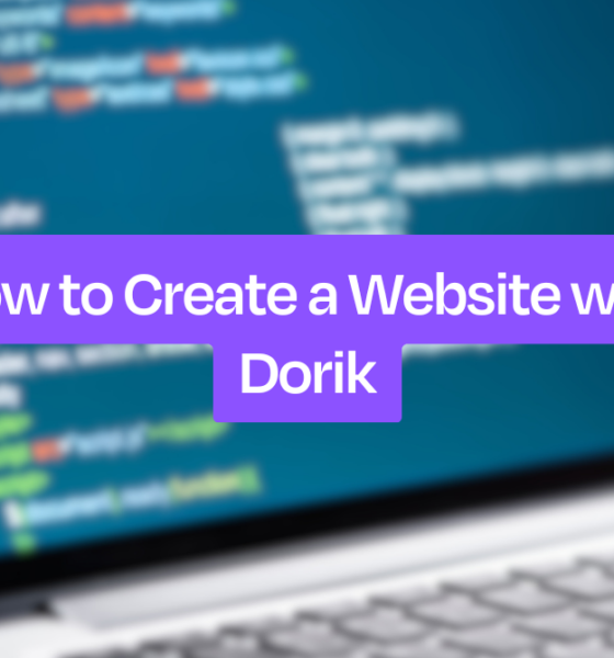 How to Create a No-Code Website With Dorik?