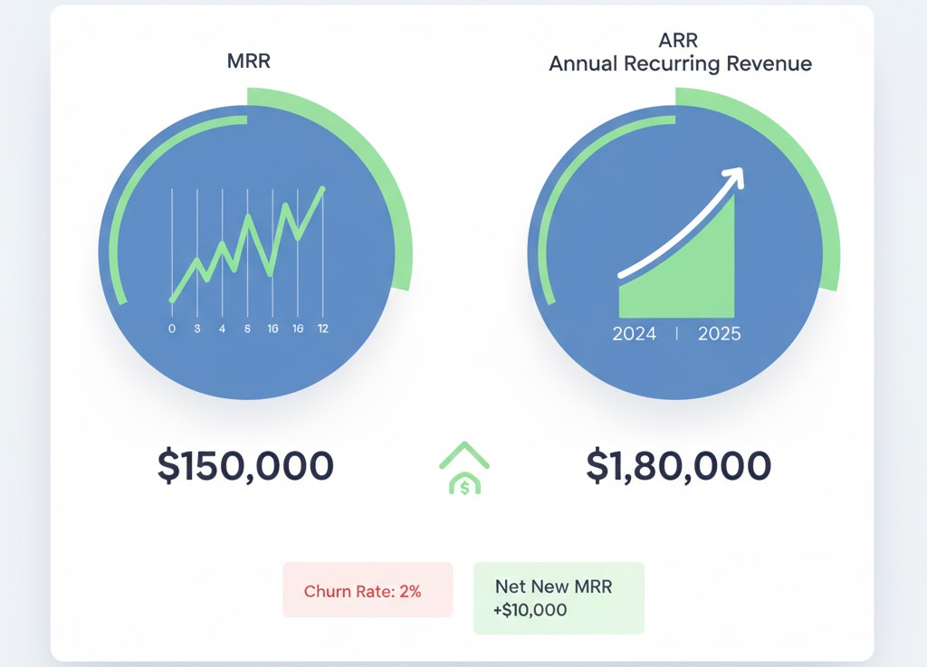 MRR vs ARR The Two Most Important Metrics for Your SaaS Business