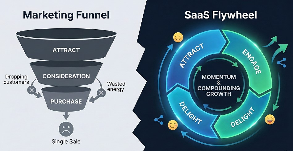 The Death of the Funnel Why SaaS Needs Circular Growth